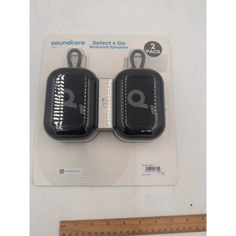 Soundcore Select 4 Go Bluetooth Speaker by Anker (2-pack Bundle)